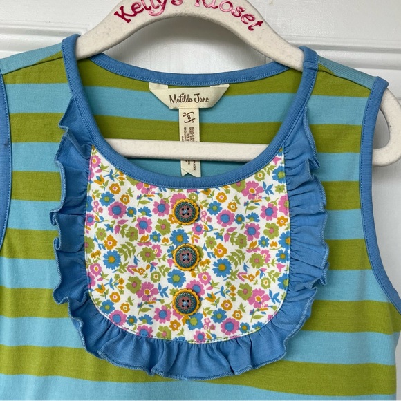 •Matilda Jane• Girls Home Sweet Home Sleeveless Dress - Size 8 - Picture 4 of 9